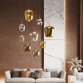 Bilia 230V hängelampe - Aluminium - Bronze / LED TRIAC  2700 / 18x324 cm | Zafferano Italia