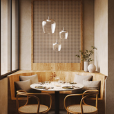 Bilia 230V hängelampe - Aluminium - Bronze / LED TRIAC  2700 / 18x324 cm | Zafferano Italia