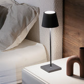 Poldina lampe de table - Rouge | Zafferano Italia