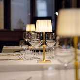 Poldina Classic lampada da tavolo - Bianco | Zafferano Italia