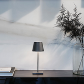 Poldina mini table lamp - White / LED TOUCH DIMMER 12 H. 2200 - 2700 - 3000 | Zafferano Italia