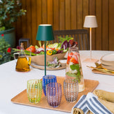 Poldina lampe de table - Rouge | Zafferano Italia