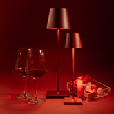 Poldina lampe de table - Rouge | Zafferano Italia