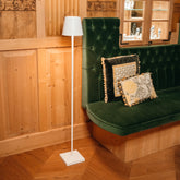 Poldina L lámpara de pie - Blanco | Zafferano Italia