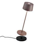 Olivia lampe de table - Corten / LED TOUCH DIMMER 9 h. 2200 - 2700 - 3000 | Zafferano Italia