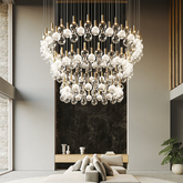 Sfera lampada a sospensione - Alluminio - Trasparente / LED TRIAC  2700 | Zafferano Italia