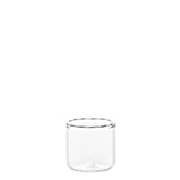 Intrecci tumbler junior - Bianco - Nero | Zafferano Italia
