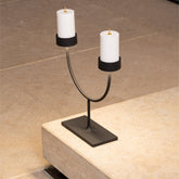 Perpetua double lampada da tavolo - Nero | Zafferano Italia