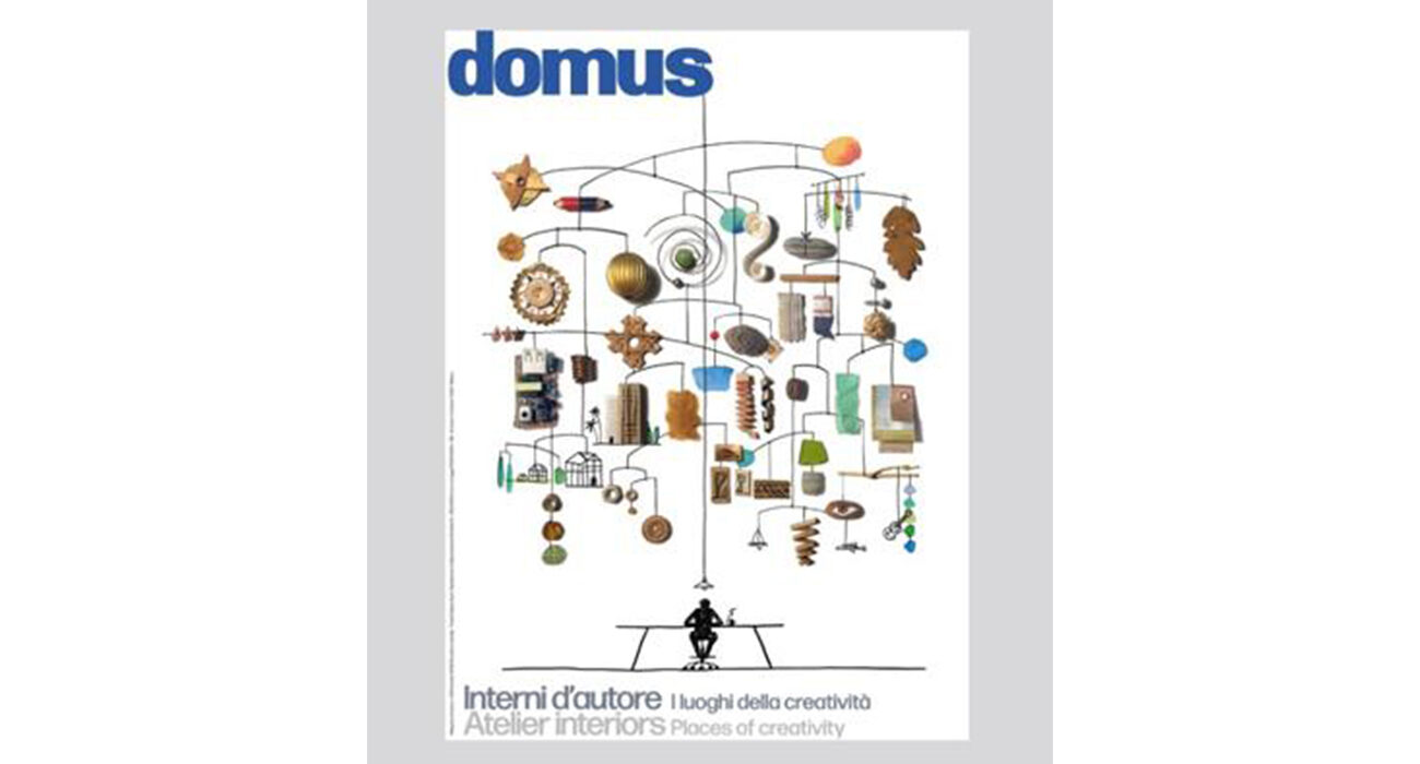 Our advertising can be found in the special issue of Domus “Interni d’autore – I luoghi della creatività”