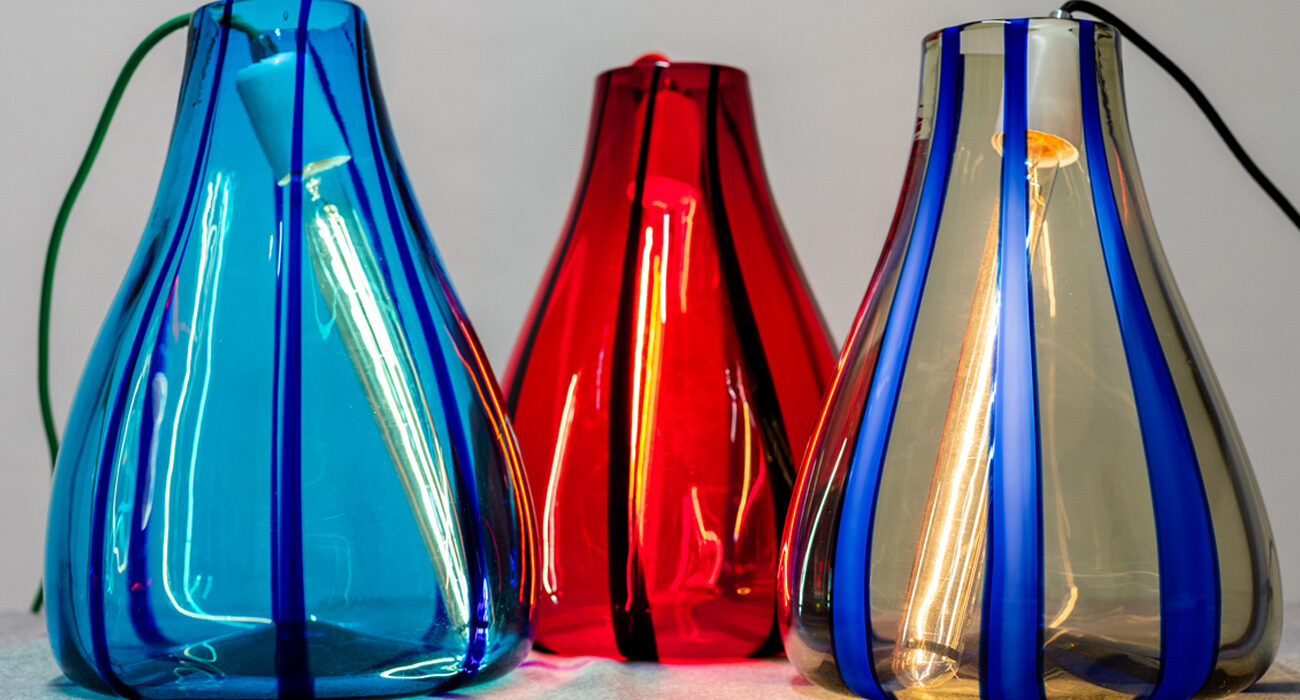 The collection of luminous vases “Luce Liquida” by Zafferano selected by ADI Design Index 2019