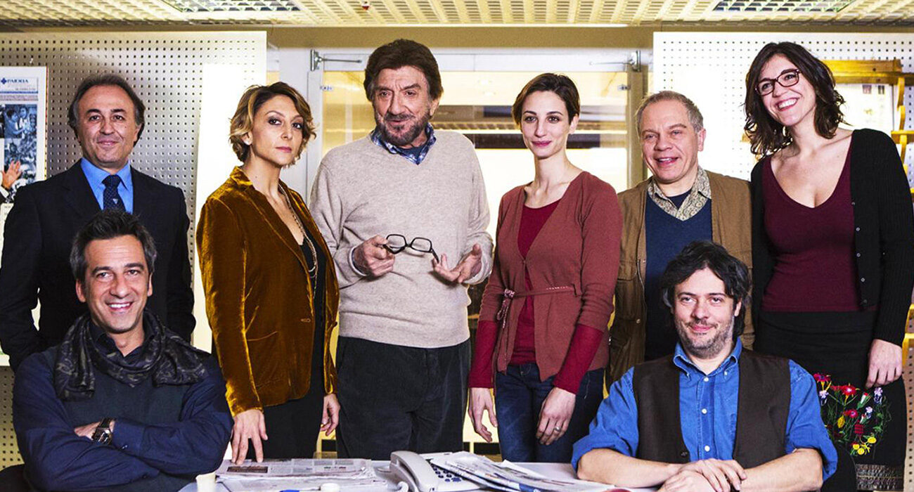 Zafferano collections on the set of a “Una Pallottola nel Cuore”, a new TV fiction series