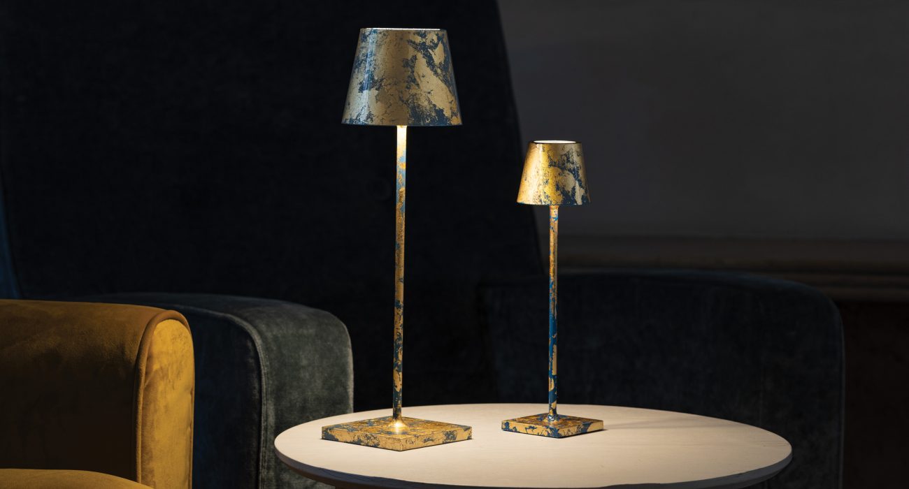 New finishes enrich Zafferano’s range of cordless lamps